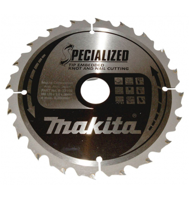 B-33102 SPECIALIZED Kreissägeblatt 185,0 mm, 20 Zähne