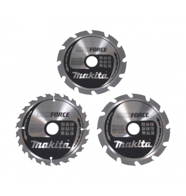 B-33906 MAKFORCE Kreissägeblätter-Set 3-teilig
