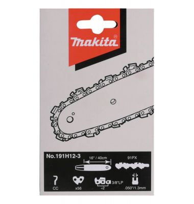 91PX, 191H12-3 Sägekette 16  40 cm, 38, 1,3 mm