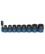 Steckschlüssel-Satz IMPACT BLACK 38 E-16639 9-teilig