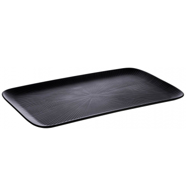 Tablett NERO schwarz rechteckig 53,0 x 32,5 cm