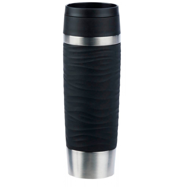 4009049545103 - Thermobecher Travel Mug Classic Wave Trinkgefäße Gr Ø 8 cm x 242 cm 500 ml schwarz Thermobecher und Coffee to go 4h heiß 8h kalt 100% dicht spülmaschinenfest 360-Trinköffnung 4009049545103 - Thermobecher Travel Mug Classic Wave Trinkgefäße Gr Ø 8 cm x 242 cm 500 ml schwarz Thermobecher und Coffee to go 4h heiß 8h kalt 100% dicht spülmaschinenfest 360-Trinköffnung