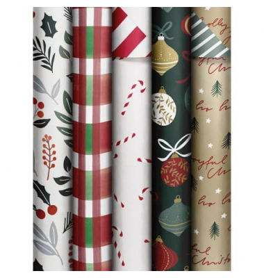 Geschenkpapier 2528 1607 99, farbig sortiert