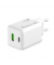 Ladegerät Steckdose USB-AUSB-C weiß