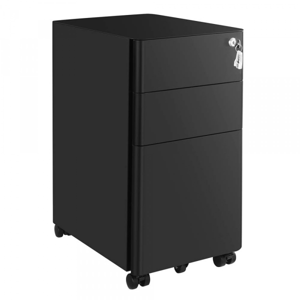 0194343003894 - Rollcontainer schwarz 3 Auszüge 300 x 460 x 592 cm 0194343003894 SONGMICS 0194343003894 - Rollcontainer schwarz 3 Auszüge 300 x 460 x 592 cm 0194343003894 SONGMICS
