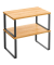 2 SONGMICS Küchen-Organizer bambus, schwarz 29,7 x 19,518,5 x 15,813,7 cm