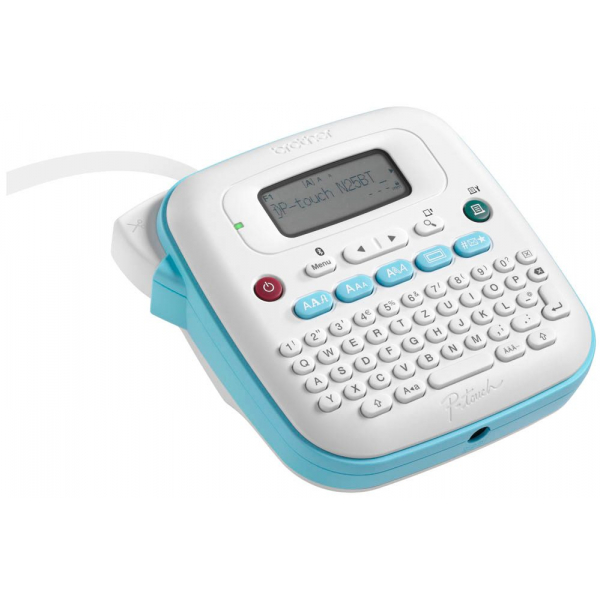 4977766836395 - Etikettendrucker P-Touch PT-N25BT monochromer Thermotransferdruck für Bänder bis B 12 mm 180 dpi 12 mm s LC-Display Bluetooth blau-weiß