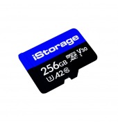 Speicherkarte microSDXC IS-MSD-1-256, Class 10, bis 100 MB/Sek., 256 GB
