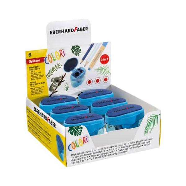 4087205851497 - Dosenspitzer dreifach Colori blau 4087205851497 Eberhard Faber 4087205851497 - Dosenspitzer dreifach Colori blau 4087205851497 Eberhard Faber