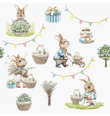 Osterserviette 33x33cm