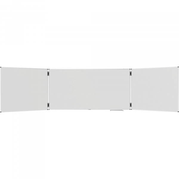 8713797105323 - Klapptafel UNITE PLUS magnetisch 5 Schreibflächen B 2000 4000 x T 134 x H 1000 mm emaillierter Keramikstahl weiß