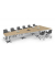 Konferenztisch 330315, 73,5cm (H), 500x80/205cm (BxT), 12 Personen, Trapezform, eiche hell / chrom/anthrazit