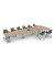 Konferenztisch 330305, 73,5cm (H), 500x80/205cm (BxT), 12 Personen, Trapezform, eiche hell / silber