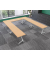 Klapptisch, 120x80cm (BxT), 72cm (H), Holz, rechteckig, buche / silber, mit Rollen