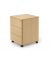 Rollcontainer 349373, buche, 3 Schubladen, Metall, abschlie&szlig;bar
