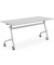 Klapptisch 351859, 72cm (H), 160x80cm (BxT), rechteckig, lichtgrau / Alusilber RAL 9006