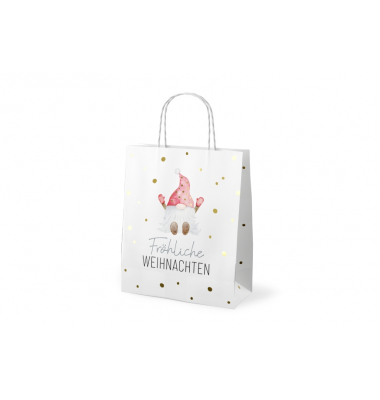 Geschenktasche 991173, Weihnachten, Wichtel, 180mm x 220mm