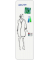Whiteboard WALL-UP LRC, 7-106128, 200x60cm, emailliert, ohne Rahmen
