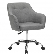 Bürostuhl, OBG019G01V1 Stoff grau, Gestell silber