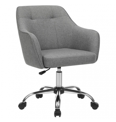 Bürostuhl, OBG019G01V1 Stoff grau, Gestell silber
