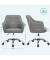 Bürostuhl, OBG019G01V1 Stoff grau, Gestell silber