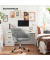 Bürostuhl, OBG019G01V1 Stoff grau, Gestell silber