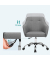 Bürostuhl, OBG019G01V1 Stoff grau, Gestell silber