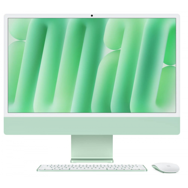0195949596735 - 24-inch iMac with Retina 45K display M4 chip with 10-core CPU and 10-core GPU 16GB 512GB SSD - Green 0195949596735 - 24-inch iMac with Retina 45K display M4 chip with 10-core CPU and 10-core GPU 16GB 512GB SSD - Green