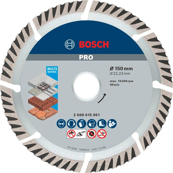 3165140869713 - Standard fUniversal 150x22 2608615061 Diamanttrennscheibe Standard fUniversal 150x2223x24x10mm 3165140869713 3165140869713 - Standard fUniversal 150x22 2608615061 Diamanttrennscheibe Standard fUniversal 150x2223x24x10mm 3165140869713