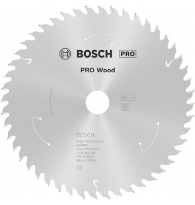 PRO Wood Kreissägeblatt 165,0 mm, 48 Zähne