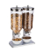 Müslispender Duo Fresh & Easy glänzend, silber 2 x 4,5 l