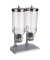 Müslispender Duo Fresh & Easy glänzend, silber 2 x 4,5 l