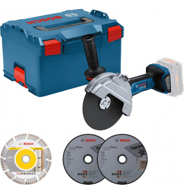 GWS 18V-180 P Akku-Winkelschleifer-Set 18,0 V, ohne Akku