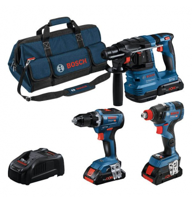 Profi Set 18V Akku-Bohrhammer-Set 18,0 V, mit 3 Akkus Profi Set 18V Akku-Bohrhammer-Set 18,0 V, mit 3 Akkus
