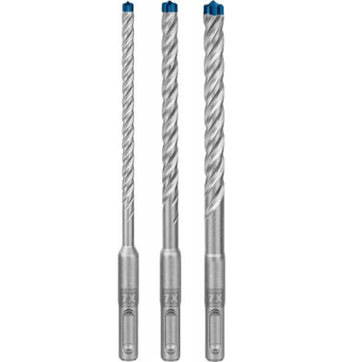EXPERT SDS plus-7X Hammerbohrer-Set, 3-teilig
