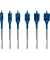 EXPERT Self Cut Speed Flachfräsbohrer-Set, 5-teilig
