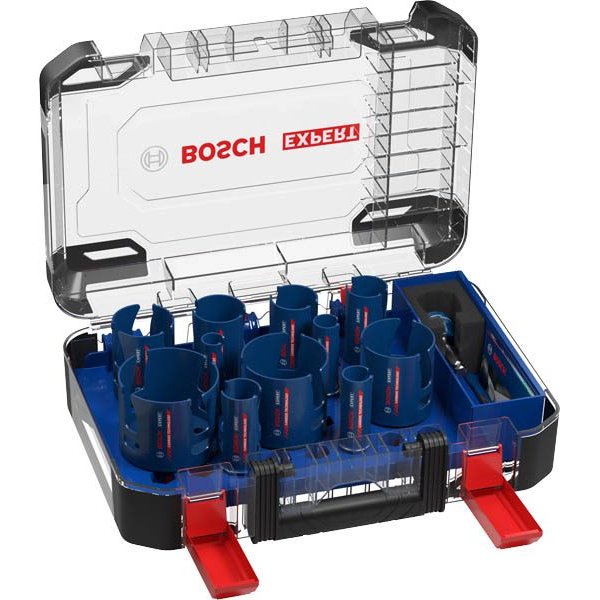 4059952536354 - EXPERT Construction 2608900489 Lochsägen-Set 15teilig 20 mm 22 mm 25 mm 32 mm 35 mm 40 mm 44 mm 51 mm 60 mm 68 mm 76 mm 15 St