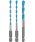 EXPERT HEX-9 MultiConstruction Mehrzweckbohrer-Set, 3-teilig