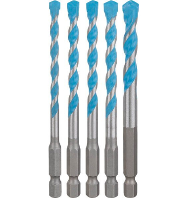 EXPERT HEX-9 MultiConstruction Mehrzweckbohrer-Set, 5-teilig