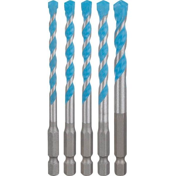 4059952538792 - EXPERT MultiConstruction HEX-9 2608900586 Mehrzweckbohrer-Set 5teilig 55 mm 6 mm 6 mm 7 mm 8 mm Sechskantschaft 5 St