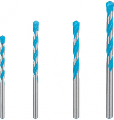 EXPERT CYL-9 MultiConstruction Mehrzweckbohrer-Set, 4-teilig