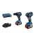 GDR 18V-200 + GSR 18V-55 Akku-Drehschlagschrauber-Set 2x 18,0 V, mit 2 Akkus