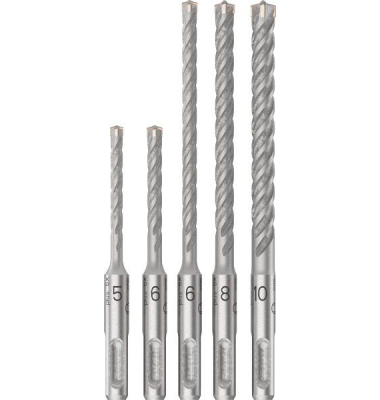 PRO SDS plus-5X Hammerbohrer-Set, 5-teilig