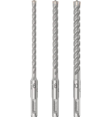 PRO SDS plus-5X Hammerbohrer-Set, 3-teilig