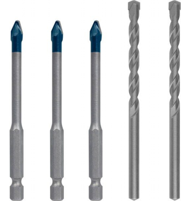 EXPERT HEX-9 HardCeramic Mixed Bohrer-Set, 5-teilig