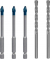 EXPERT HEX-9 HardCeramic Mixed Bohrer-Set, 5-teilig
