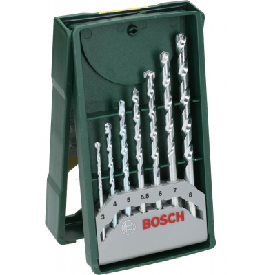 Mini-X-Line Steinbohrer-Set, 7-teilig Mini-X-Line Steinbohrer-Set, 7-teilig