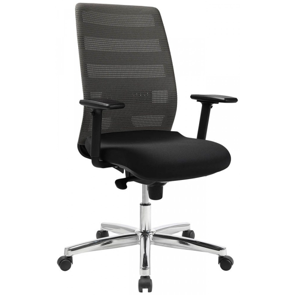 4067976010743 - Bürostuhl AirPoint II AP39TW2MT0CX3 Kunststoff grau Gestell chrom 4067976010743 Topstar 4067976010743 - Bürostuhl AirPoint II AP39TW2MT0CX3 Kunststoff grau Gestell chrom 4067976010743 Topstar