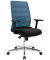 Bürostuhl AirPoint II, AP39TW2MT0CX6 Kunststoff blau, Gestell chrom