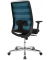 Bürostuhl AirPoint II, AP39TW2MT0CX6 Kunststoff blau, Gestell chrom